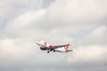 Stuttgart, Germany - February 3, 2018: Airbus airplane A319 from Czech Airlines