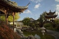 Chinese Garden in Stuttgart, Germany. Royalty Free Stock Photo