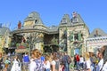 Stuttgart, Germany-September 30, 2018: beer festival, Haunted Mansion