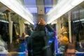 Stuttgart Girl Partying Party Hat Celebrationn Subway Blurry Drunk New Years Group Lights Abstract 2016 2017