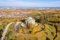 Stuttgart Grabkapelle grave chapel WÃÂ¼rttemberg Rotenberg vineyard aerial photo view travel in Germany