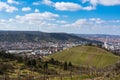 Stuttgart Landscape Germany TV Tower Vineyards Beautiful Blue Sk Royalty Free Stock Photo