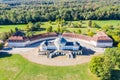 Stuttgart Solitude Castle aerial photo view architecture travel in Germany Royalty Free Stock Photo