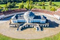 Stuttgart Solitude Castle aerial photo view architecture travel in Germany Royalty Free Stock Photo