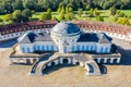 Stuttgart Solitude Castle aerial photo view architecture travel in Germany