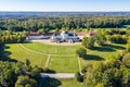 Stuttgart Solitude Castle aerial photo view architecture travel in Germany Royalty Free Stock Photo