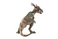Stygimoloch Dinosaur on white background Royalty Free Stock Photo