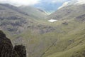 Styhead Tarn viewed from Lingmell, Lake District Royalty Free Stock Photo