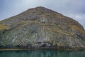 Stykkisholmur, Iceland: Columnar basalt rock formation of a small island