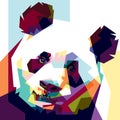 Colorfully panda Royalty Free Stock Photo