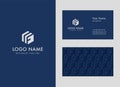 Style business logotype and card template