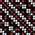 Style cool modern cube seamless pixelize pattern