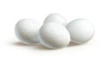 style eggs on white Royalty Free Stock Photo