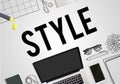 Style Fashionable Trends Hipster Trendy Concept