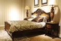 The style of French wooden bed