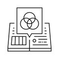 style guides technical writer line icon vector illustration
