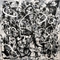 The Style Of Number 1a By Jackson Pollock And Black & White Artwork By Keith Haring