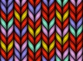 Style Seamless Knitted Melange Pattern. Royalty Free Stock Photo