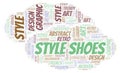 Style Shoes word cloud