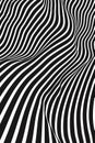Stylish abstract wave lines pattern creating a dynamic background design Royalty Free Stock Photo