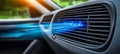 Stylish Automotive Climate Control System with Modern Air Conditioning Vent Design and Technology Royalty Free Stock Photo
