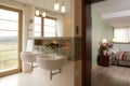 Stylish Bathroom and Bedroom Royalty Free Stock Photo