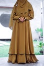 Stylish Beautiful Muslimah Fashion Dress. Abaya Fashion Hijab and Gamis, Asian Woman Hijab Style