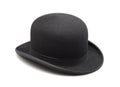 A stylish black bowler hat Royalty Free Stock Photo