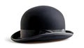 A stylish black bowler hat Royalty Free Stock Photo