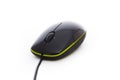 Stylish black computer mouse Royalty Free Stock Photo