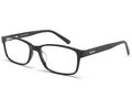 Stylish black rectangular eyeglasses with clear lenses Royalty Free Stock Photo
