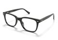 Stylish black rectangular eyeglasses Royalty Free Stock Photo