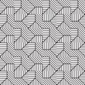 Stylish Black And White Geometric Graphic Pattern