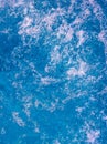 Stylish blue water texture background. Jacuzzi bubbles. Trendy  vertical nature wallpapers Royalty Free Stock Photo