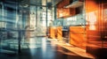 stylish blurred hdr interior Royalty Free Stock Photo