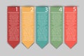 Stylish bookmarks. Vector Royalty Free Stock Photo