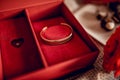 Stylish bracelet in red gift box