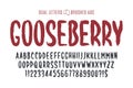 Stylish brush painted an uppercase vector dual letters