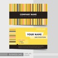 Stylish business card template