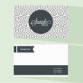 Stylish business or visiting card design. Royalty Free Stock Photo