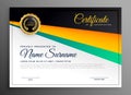 Stylish certificate of appreciation template