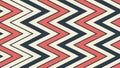 Stylish chevron pattern in black, red, and white, modern design. vector design Generative AI Royalty Free Stock Photo