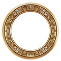Stylish Circular Frame. Geometric design concept Royalty Free Stock Photo