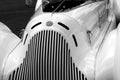 Stylish classic 1930s Alfa Romeo Italian sports car detail Royalty Free Stock Photo
