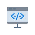 Stylish Coding Screen Graphic
