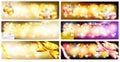 Stylish Colorful and golden abstract magic Christmas night