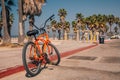 Stylish cool beach bike located at Venice Beach in Los Angeles