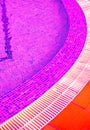 Stylish creative water relax location. Jacuzzi, swimming pool mood.  Trends colours combination Royalty Free Stock Photo