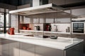 Stylish culinary space A glimpse into a modern kitchen a perfect blend of form and function
