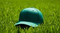 Stylish customizable baseball cap mockup for personal design projects. Royalty Free Stock Photo